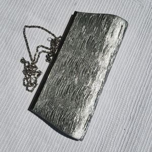 NWOT Silver Wristlet